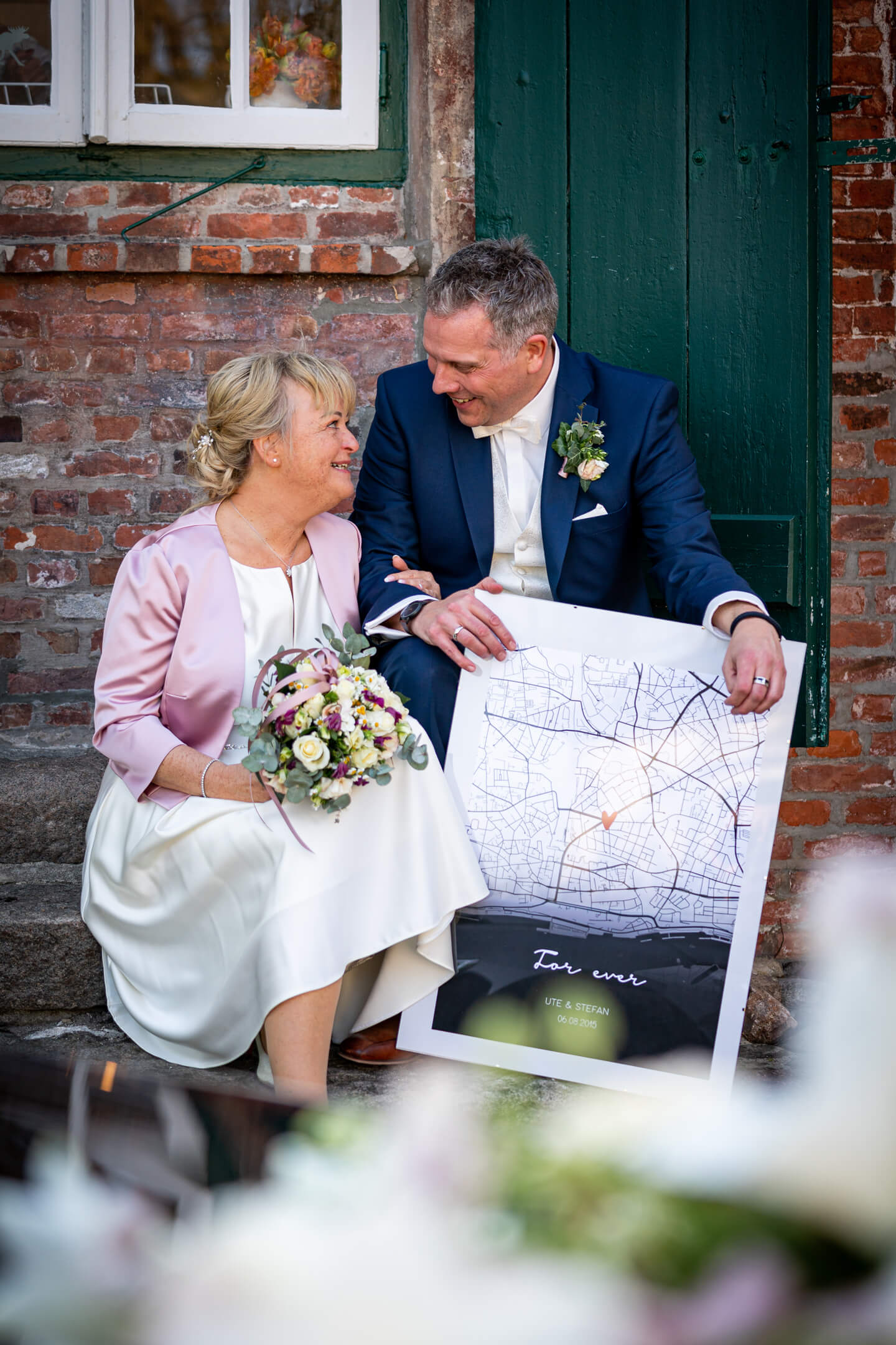 Individuelle Hochzeitsfotos.