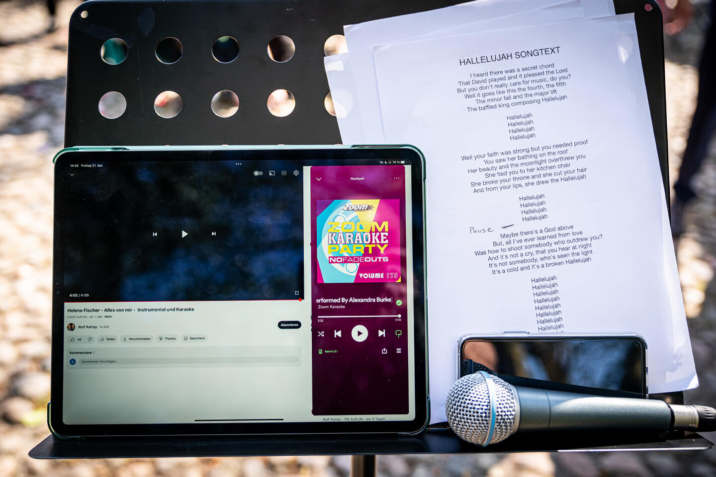 Hallelujah zur Hochzeit.