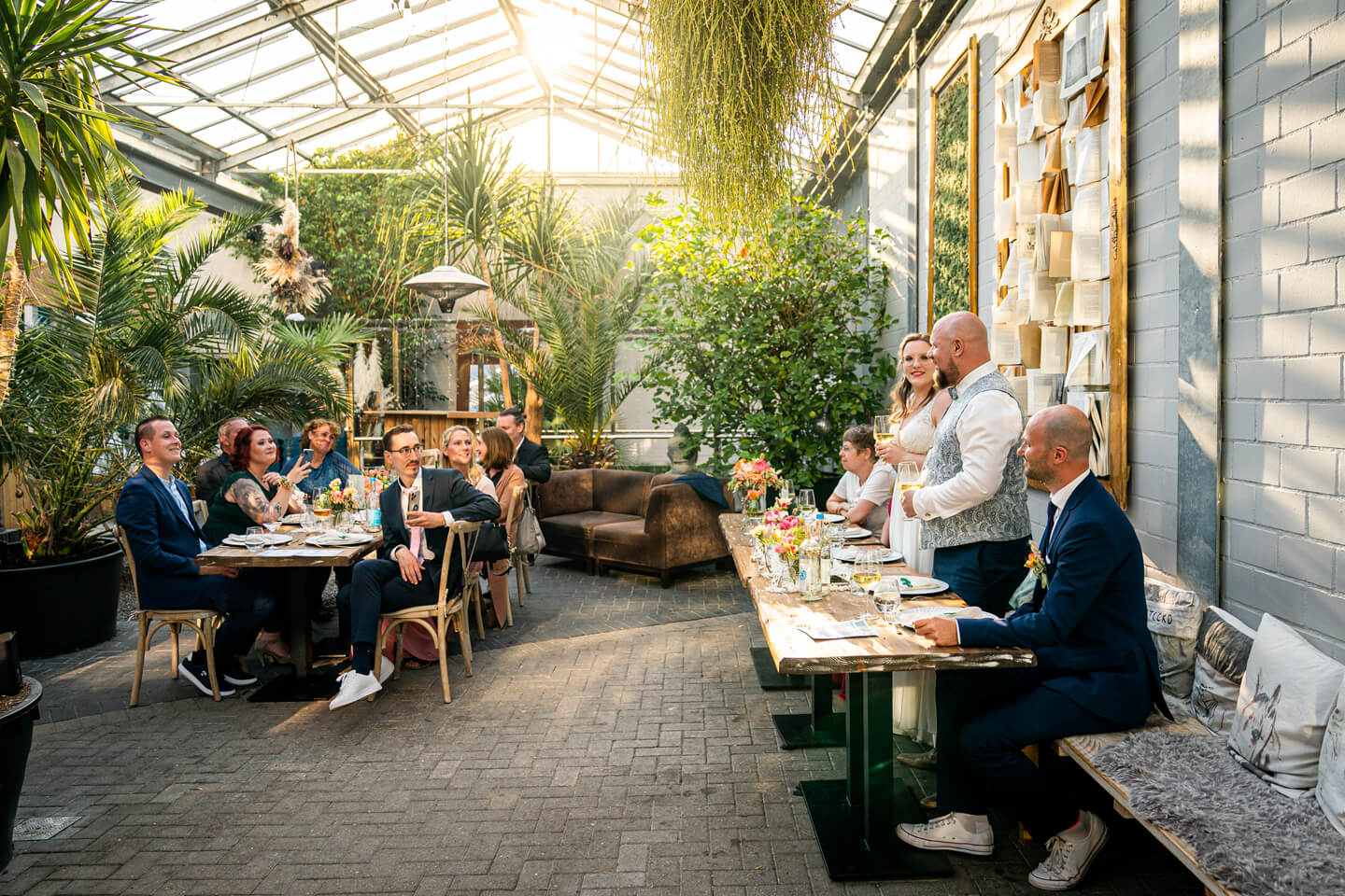 Ansprache bei einer Hochzeit im Palmencafé Hasloh