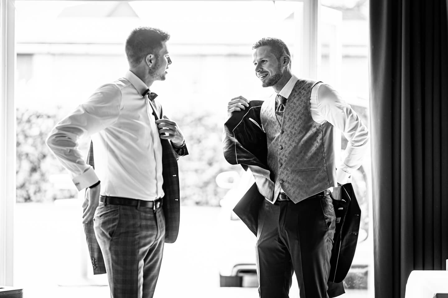 Getting Ready kurz vor der Hochzeit