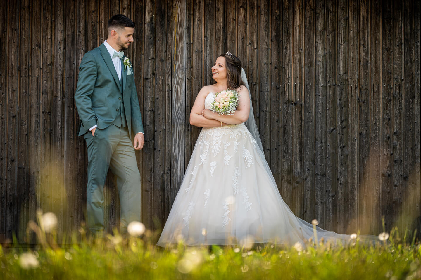 Witzige Hochzeitsfotos in Hamburg.