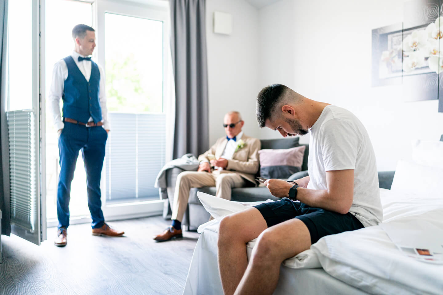 Getting Ready fotografieren macht dem Hamburger Hochzeitsfotograf Florian Läufer besonders viel Spaß.